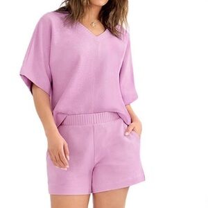Cabi Skipper Short and Breezy Top - Purple